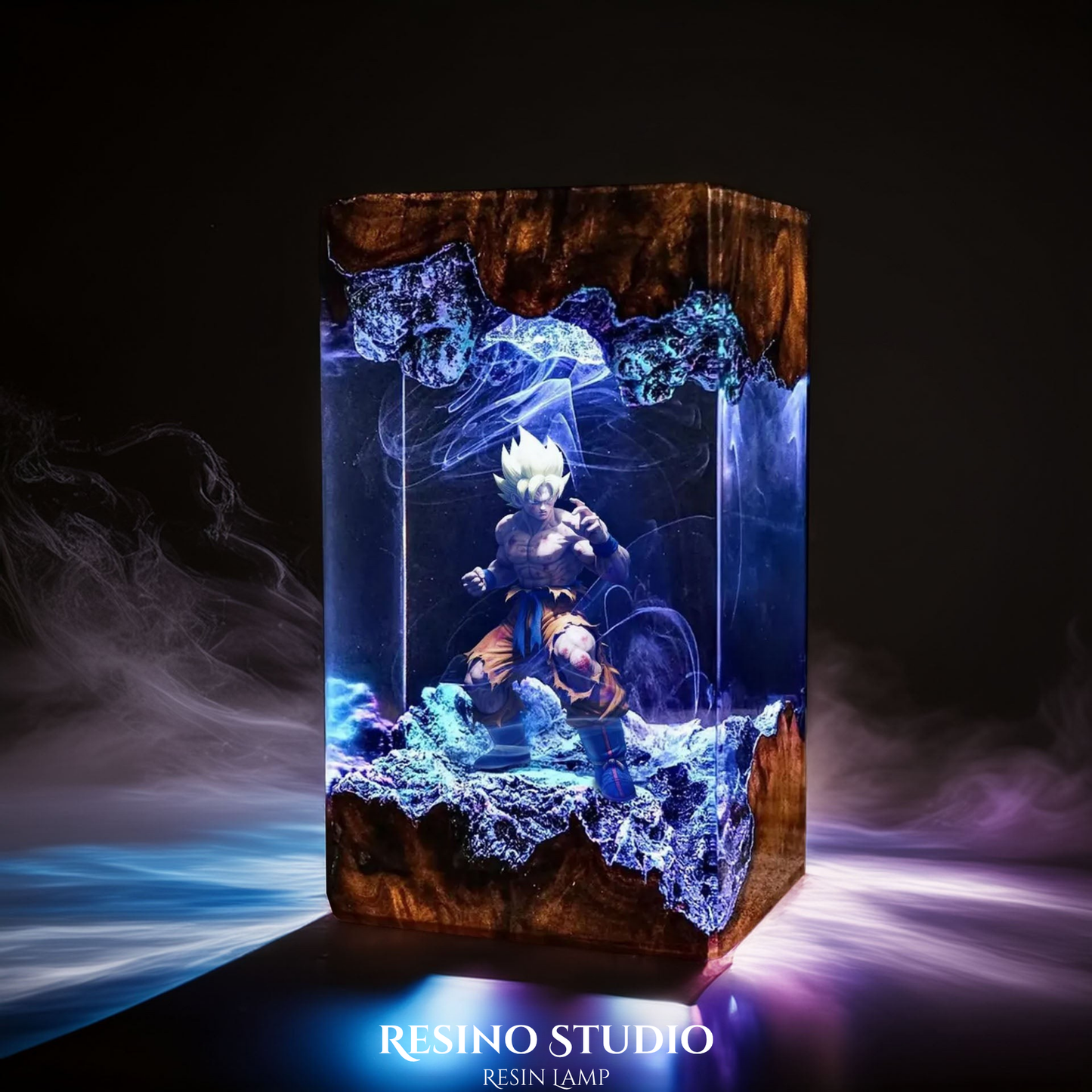 Goku Supper Saiyan V2 Resin Lamp