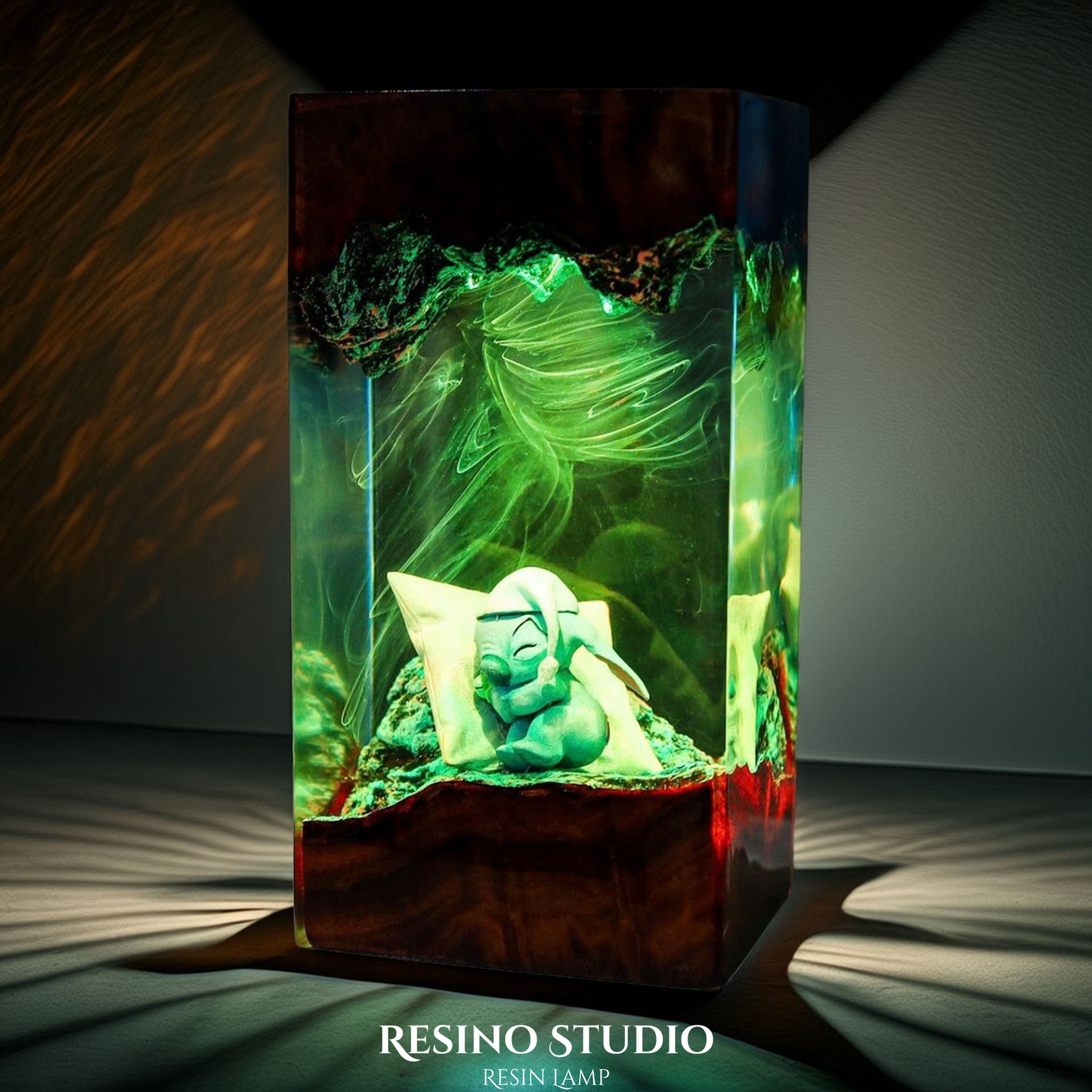 Stitch Lamp Version 1, Movie Resin Lamp