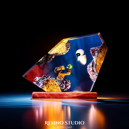 Wall-E & EVE, Movie Resin Lamp Disley Land