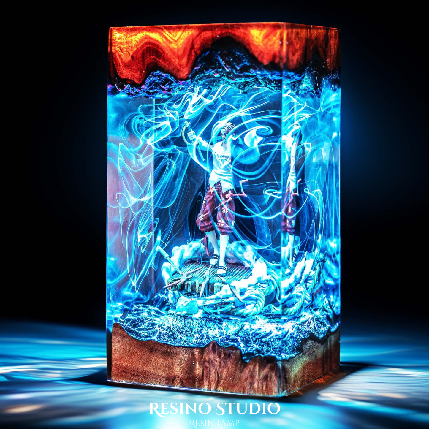Shanks Resin Lamp, One Piece Anime Lamp