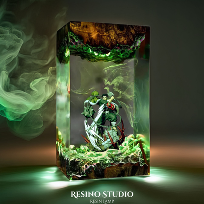 Gyomei Resin Lamp, Anime Room Decor