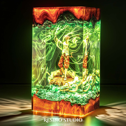 Shanks Resin Lamp, One Piece Anime Lamp