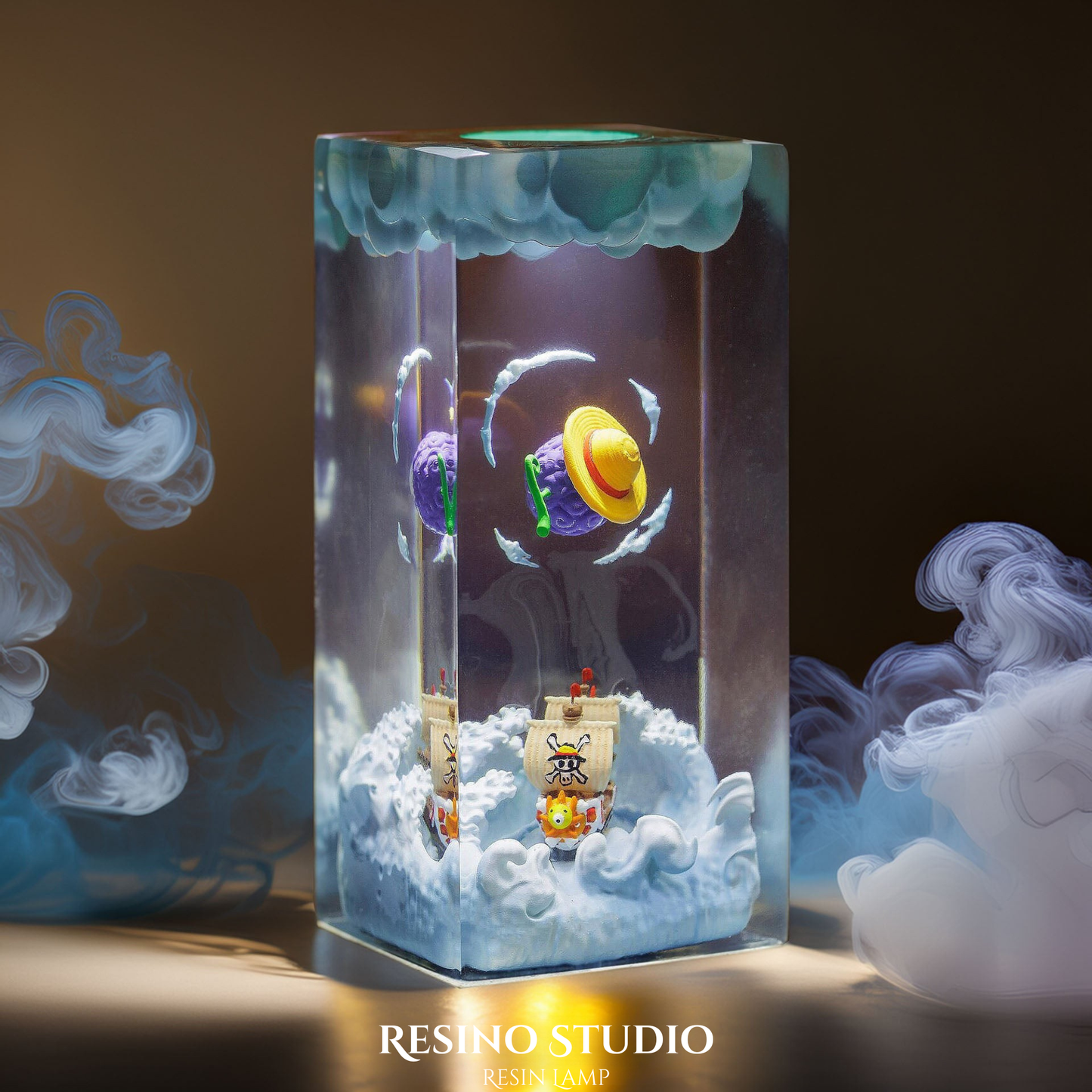 Thousand Sunny Resin Lamp, Epoxy Resin Lamp