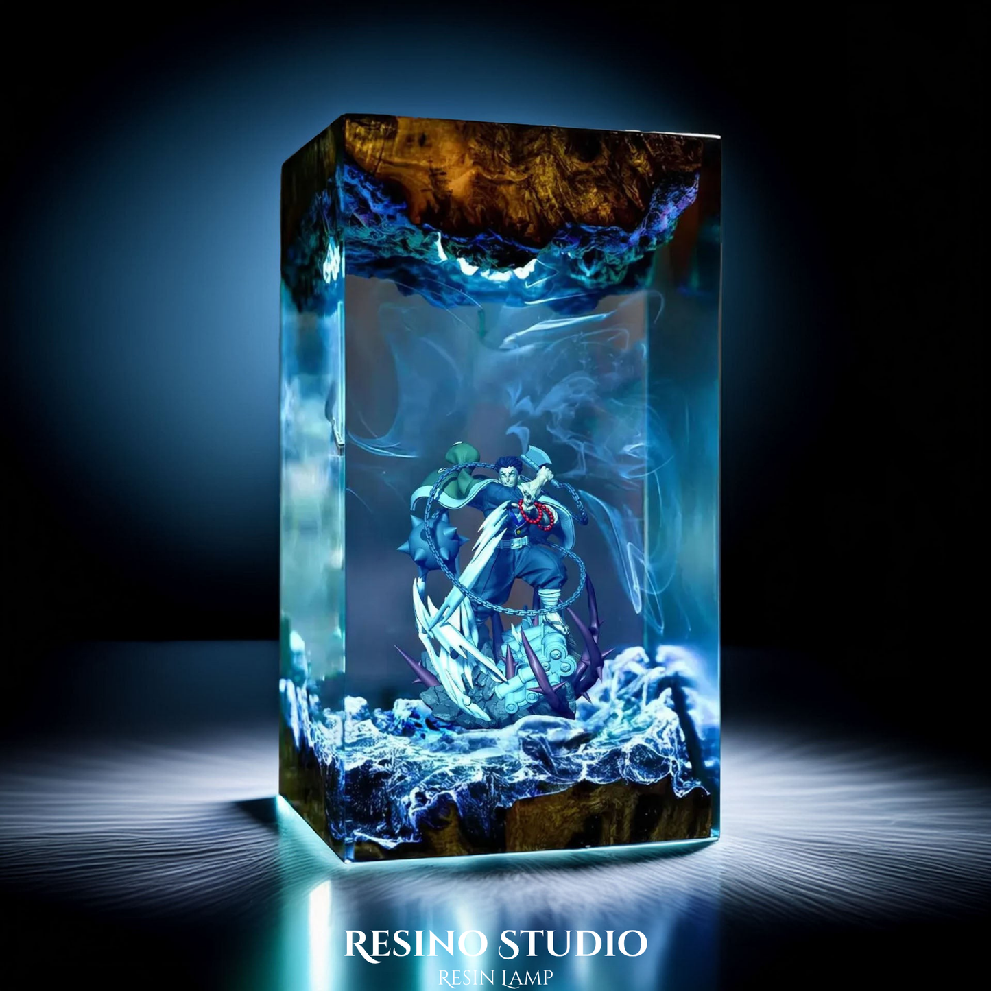 Gyomei Resin Lamp, Anime Room Decor