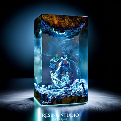 Gyomei Resin Lamp, Anime Room Decor