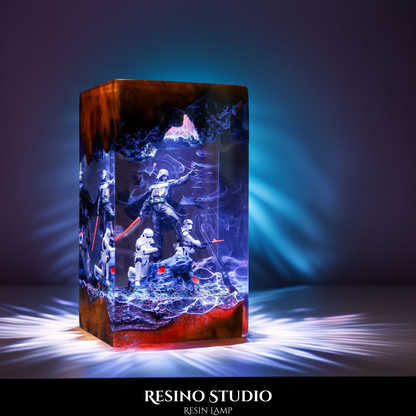 Darth Vader Resin Lamp, Star Wars Resin Lamp