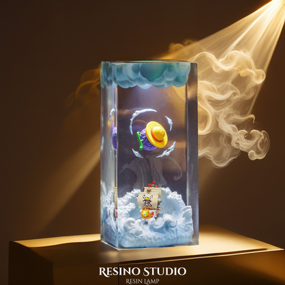 Thousand Sunny Resin Lamp, Epoxy Resin Lamp