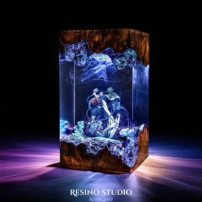 Gyomei Resin Lamp, Anime Room Decor