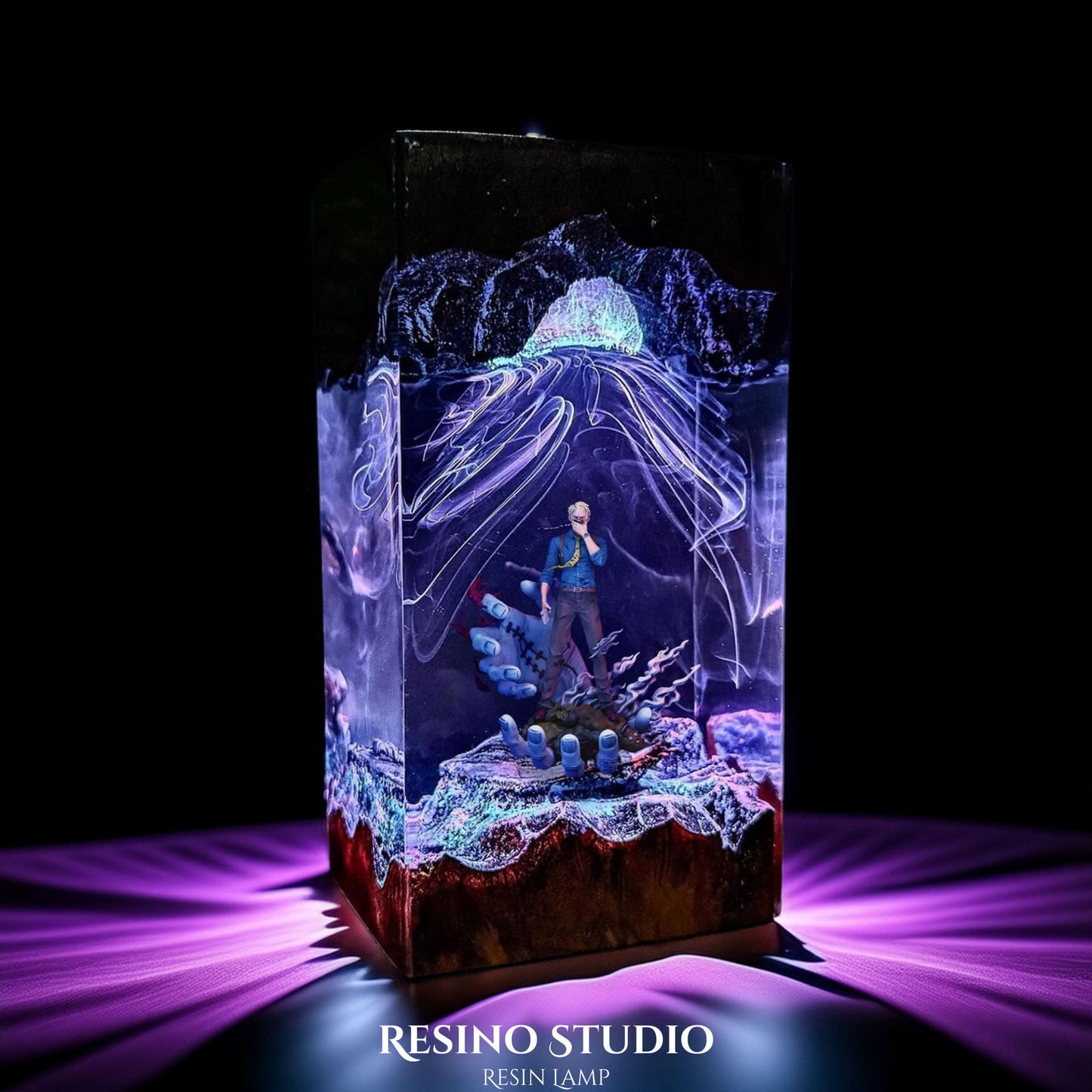 Nanami Kento Resin Lamp, Jujutsu Kaisen Resin Lamp