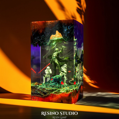 Darth Vader Resin Lamp, Star Wars Resin Lamp