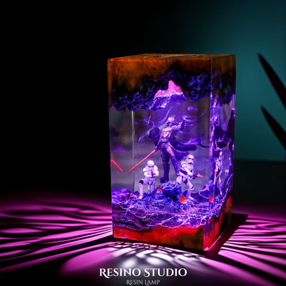Darth Vader Resin Lamp, Star Wars Resin Lamp