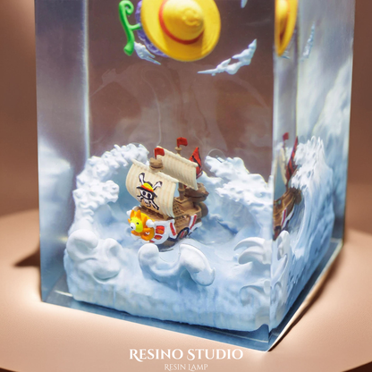 Thousand Sunny Resin Lamp, Epoxy Resin Lamp