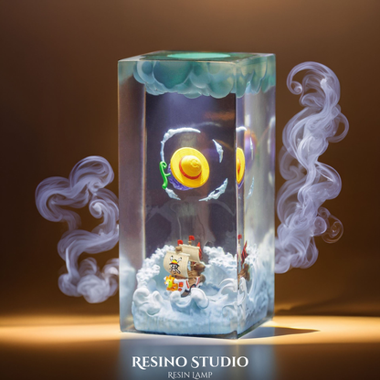 Thousand Sunny Resin Lamp, Epoxy Resin Lamp