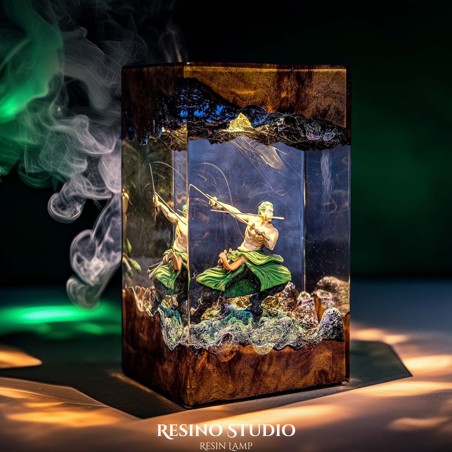 Roronoa Zoro Resin Lamp, One Piece Anime Lamp