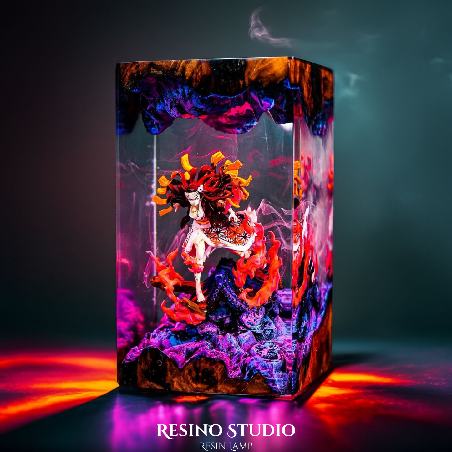 Nezuko Resin Lamp V2, Epoxy Resin Lamp