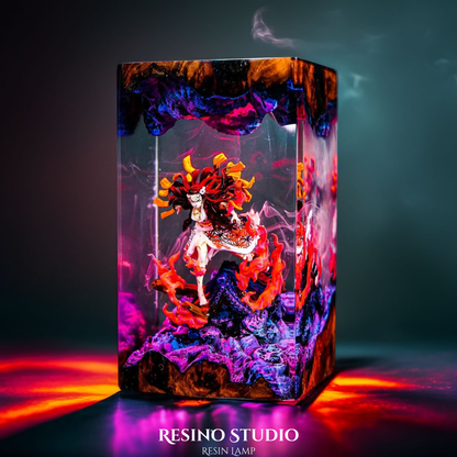 Nezuko Resin Lamp V2, Epoxy Resin Lamp