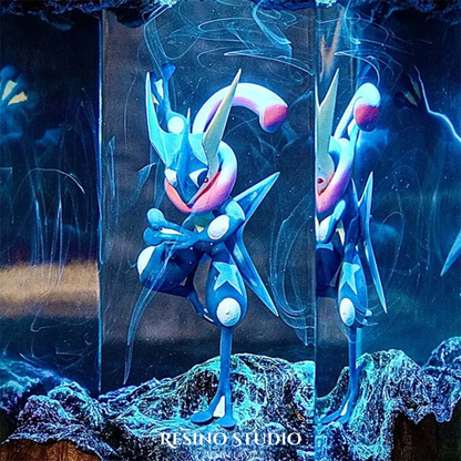 Greninja Resin Lamp V2, Pokemon Anime Lamp