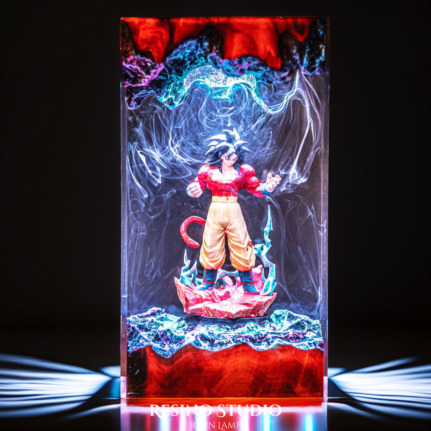Goku Supper Saitan 4 Resin Lamp
