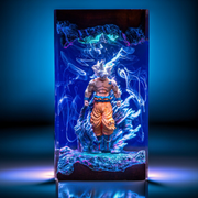 Goku Ultra Instinct Resin Lamp, Son Goku Lamp
