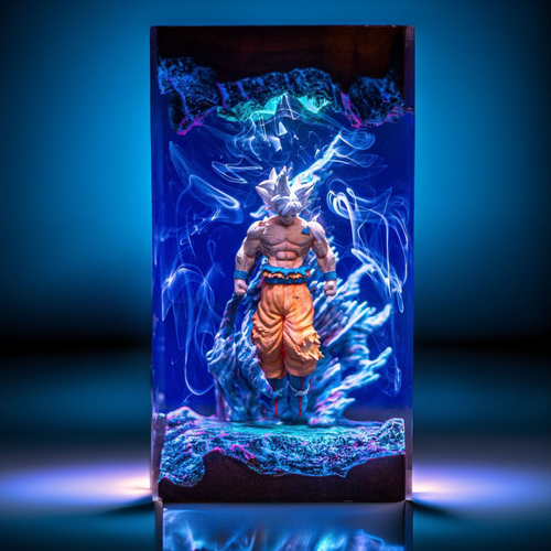 Goku Ultra Instinct Resin Lamp
