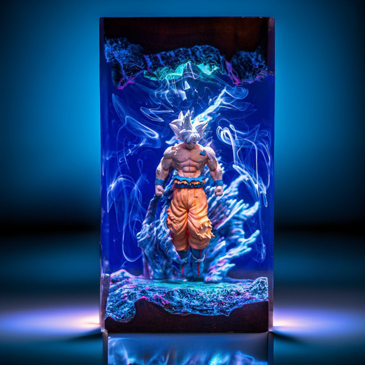 Goku Ultra Instinct Resin Lamp