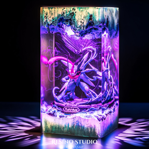 Greninja Resin Lamp, Pokemon Anime Lamp