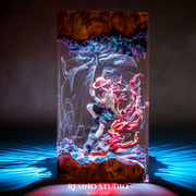 Portgas D Ace Resin Lamp, One Piece Resin Lamp