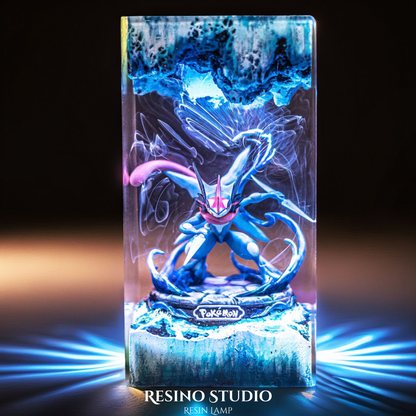 Greninja Resin Lamp, Pokemon Anime Lamp