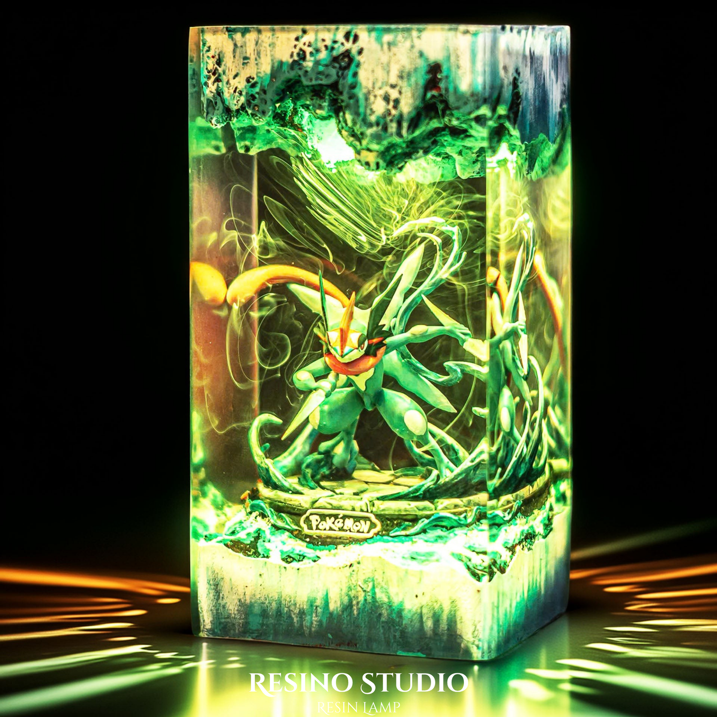 Greninja Resin Lamp, Pokemon Anime Lamp