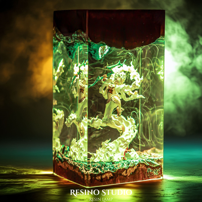 Monkey D. Luffy Gear 5 Resin Lamp, One Piece Resin Lamp