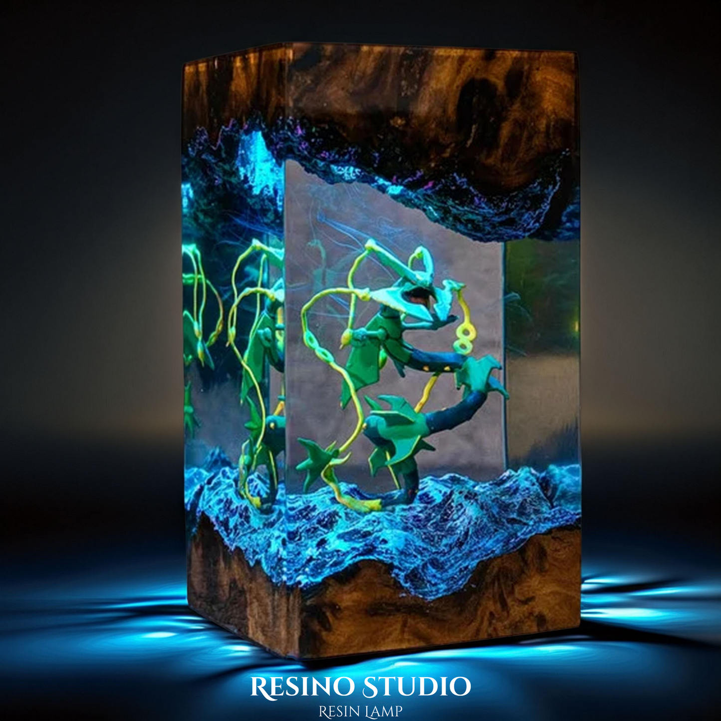Rayquaza Resin Lamp, Pokemon LED Night Light