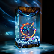 Tanjiro Resin Lamp V1, Room Decor, Gift