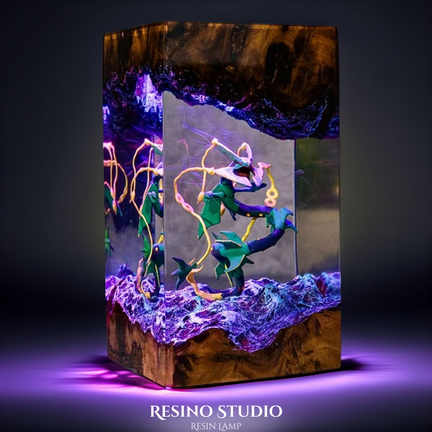 Rayquaza Resin Lamp, Pokemon LED Night Light