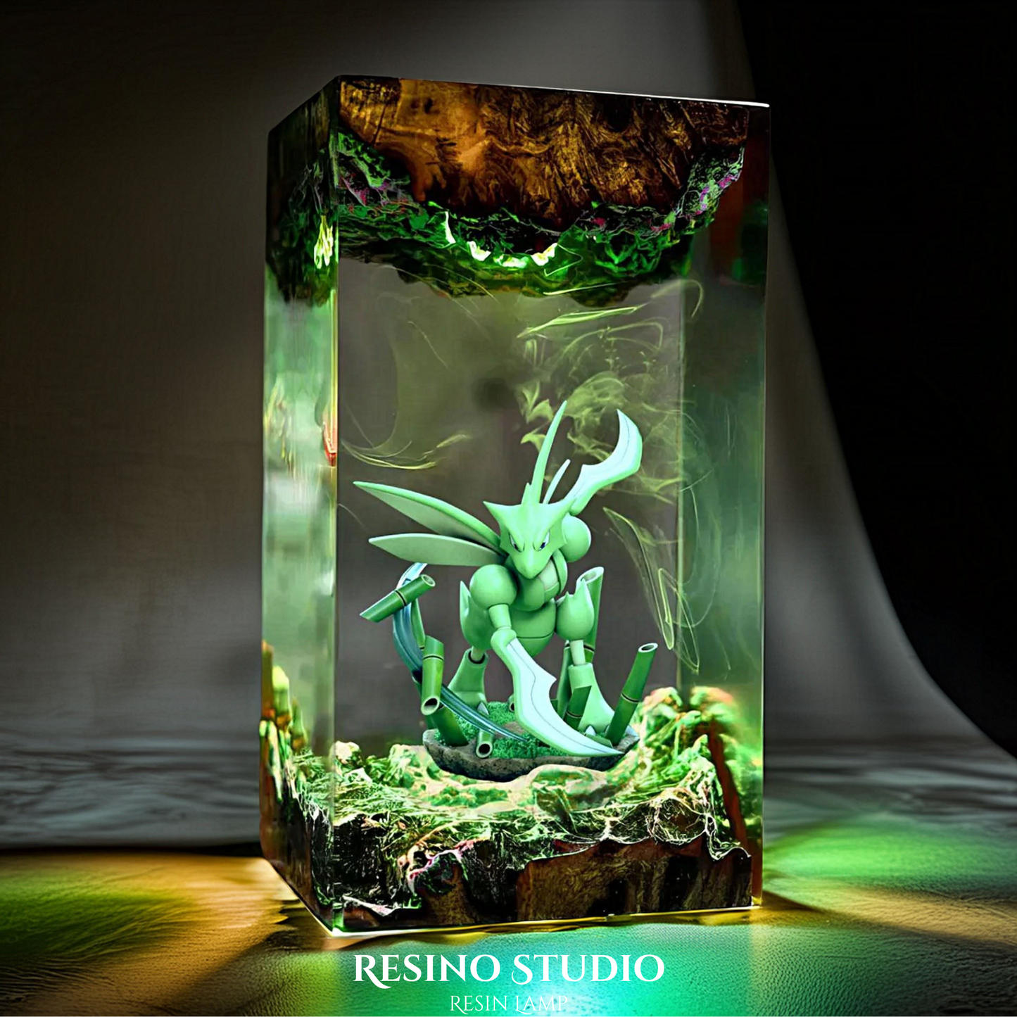 Scyther Resin Lamp, Pokemon Anime Lamp