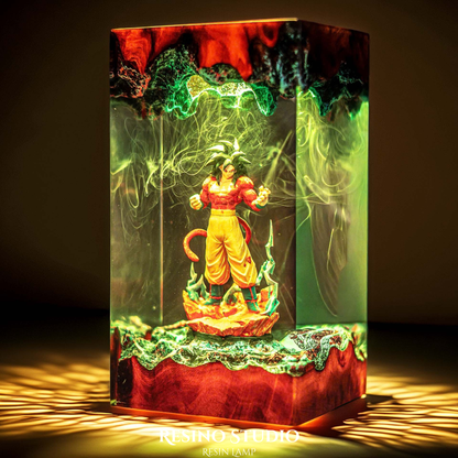 Goku Supper Saitan 4 Resin Lamp