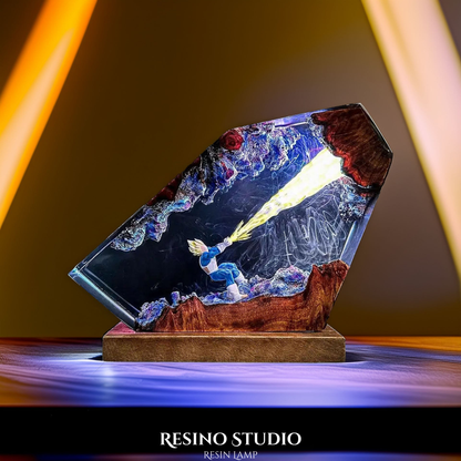 Vegeta Blast Resin Lamp