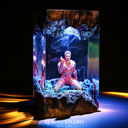Iron Man Resin Lamp, Superhero Resin Lamp