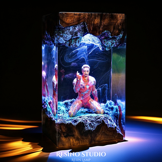 Iron Man Resin Lamp, Superhero Resin Lamp