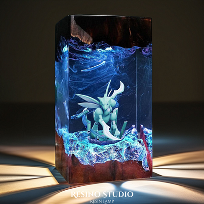 Scyther Resin Lamp, Pokemon Anime Lamp