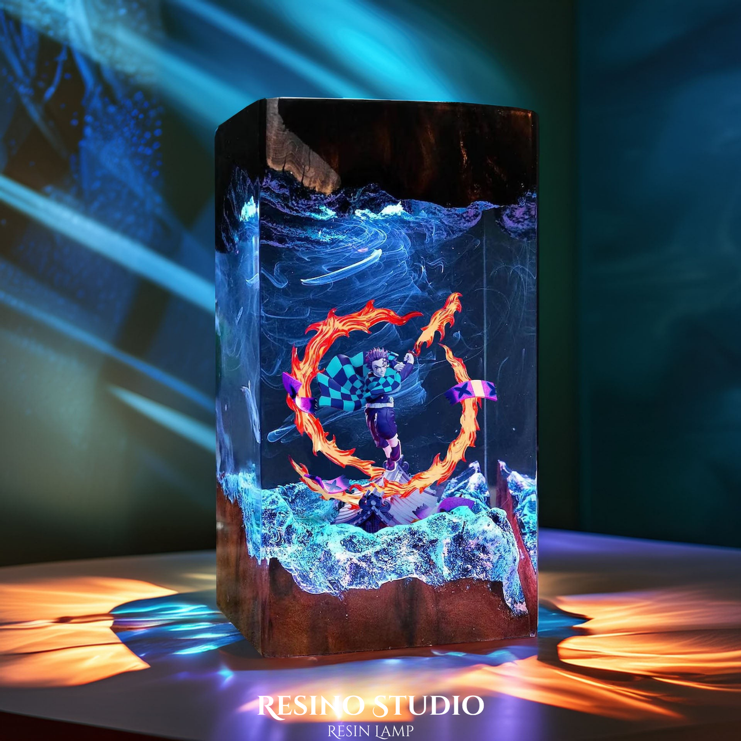 Tanjiro Resin Lamp V1, Room Decor, Gift
