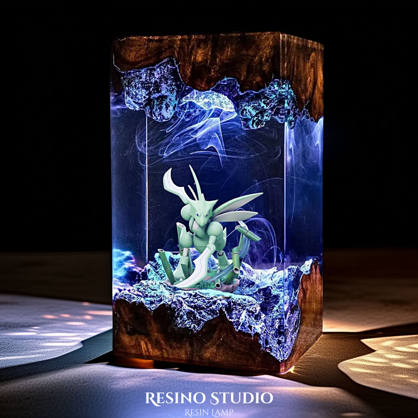 Scyther Resin Lamp, Pokemon Anime Lamp