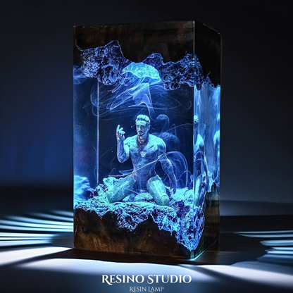 Iron Man Resin Lamp, Superhero Resin Lamp