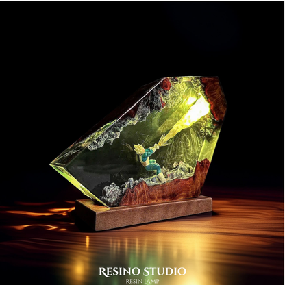 Vegeta Blast Resin Lamp