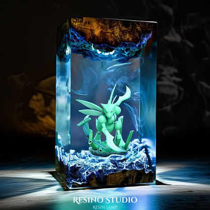 Scyther Resin Lamp, Pokemon Anime Lamp