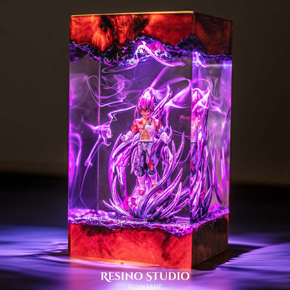 Vegeta Ultra Ego Resin Lamp