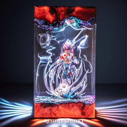 Vegeta Ultra Ego Resin Lamp