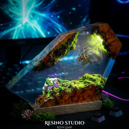 Spider-Man vs Lizard Resin Lamp, Marvel Night Light