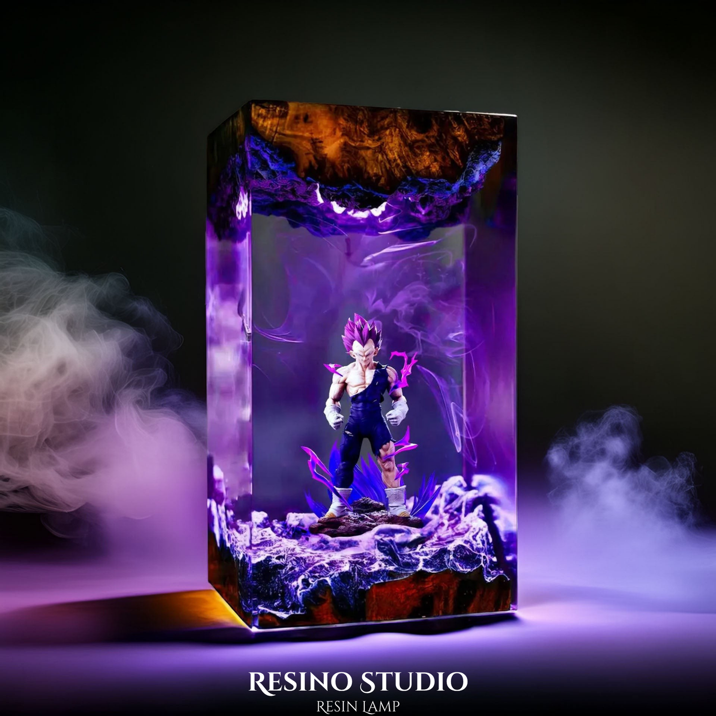 Vegeta Ultra Ego Resin Lamp V3