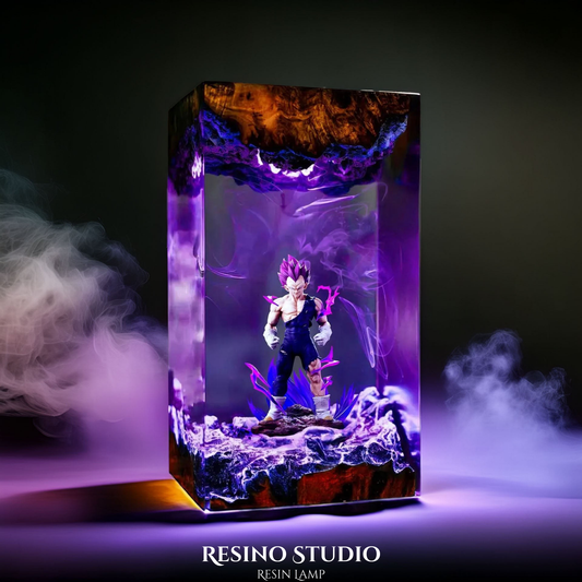 Vegeta Ultra Ego Resin Lamp V3