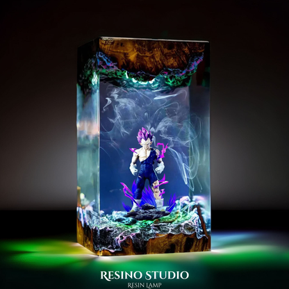 Vegeta Ultra Ego Resin Lamp V3